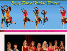 Tablet Screenshot of habibi-dancers.com